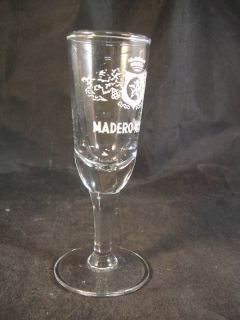 Madero XXXXX Pedistal Tall Shot Glass Bar Barware