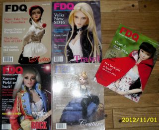 Lot of Fashion Doll Quarterly Magazines 2006 1