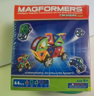 Magformers 44 Blue Green Piece Set New
