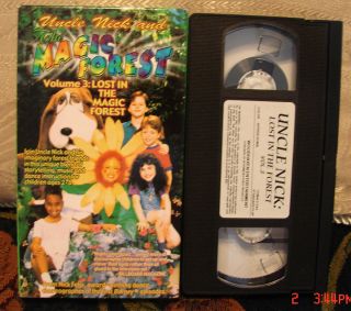 Uncle Nick and The Magic Forest Lost in The Magic Forest VHS RARE