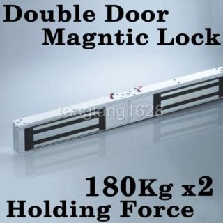 Double Electric Magnetic Door Lock 180Kg Holding Force