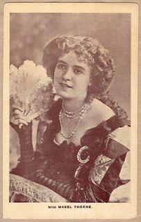 Mabel Thorne Edwardian Actress C I C Renshaw Series Vintage Postcard