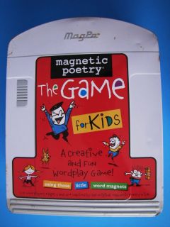 Magnetic Poetry The Game for Kids Think Fast Think Fun Education New