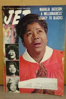 Mahalia Jackson February 1972 Jet Magazine Digest Size 083112R