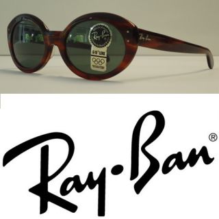 Ray Ban W0957 Havana Occhiali Sole Vintage Sunglasses Made in USA B L