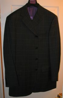 Magic Johnson 44R Coat 38 Pants Suit Super 120s Wool