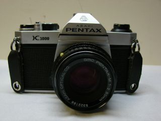 Pentax K1000 35mm Camera Manual and Shoulder Strap