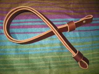Leather Rifle Sling Brown HandMade Winchester Marlin Henry Remington