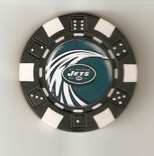 New York Jets Poker Chip Card Guard