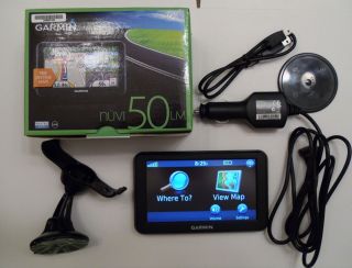 Garmin nuvi 50 GPS car charger mount warranty 2012 maps fast US ship