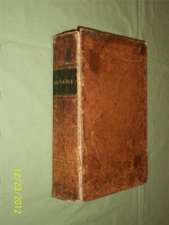 1846 Large Leather Family Bible Mannsville NY Jefferson County