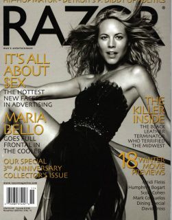 RAZOR magazine NOVEMBER 2003 MARIA BELLO unread RARE charlie