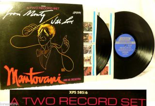 Mantovani His Orchestra A Two Record Set from Monty with Love