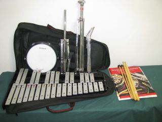 Ludwig 30 Bar Xylophone / Marimba & Practice Pad W/ Stand & Case NR