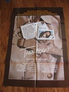 Trenchcoat Margot Kidder Original 1sh Movie Poster