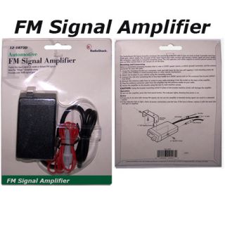 BOAT AUTOMOTIVE RV AM FM Stereo Antenna Radio Signal Amplifier Booster