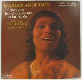 Marian Anderson Hes got The Whole World in His Hands RCA Victor Mono