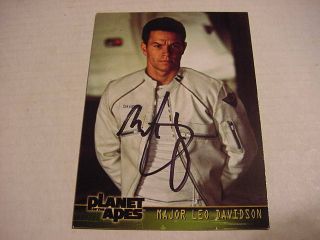 Mark Wahlberg Planet of The Apes Autographed Trading Card