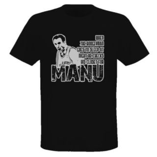 Manu Ginobili San Antonio Basket Argentina T Shirt