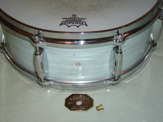 Project Gretsch Snare Drum Vintage Oyster White Modern