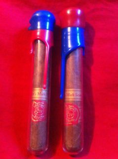 Makers Mark Rivalry Cigars UK Uofl Pair Blue Red Wax Dipped 2001