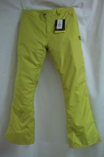 Burton Womens Ski Pants Wms Brt Society Pnt XL x Large Grass Stain