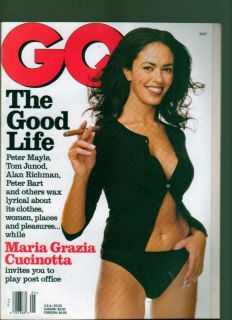 GQ Magazine May 1997 Maria Grazia Cucinotta Play