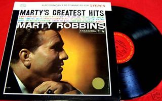 Marty Robbins Greatest Hits Country LP Columbia CS 8639
