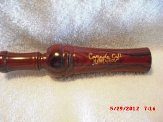 Hand Carved Cocobollo Canadian GOOSE Call