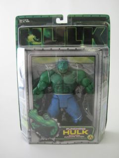 2003 Toy Biz Marvel Movie Hulk Punching Hulk with Wall Punching Action