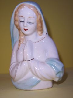 Vintage Mother Mary Planter