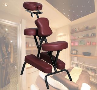 Aosom 3 Foam Portable Massage Spa Chair Rose