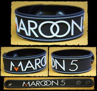 Maroon 5 Rubber Bracelet Wristband Hands All Over