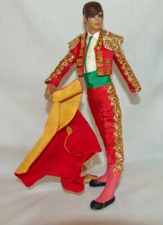 Vintage Matador Doll from Spain 1960s Foreign Souvenier