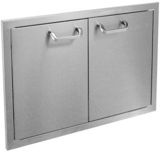 30 x 22 BBQ Island 304 Stainless Steel Deluxe Double Access Doors
