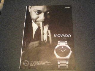 2006 Movado Watch Ad Wynton Marsalis