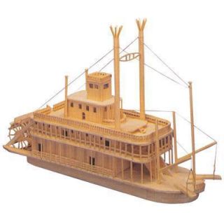 Matchmaker Mississippi Riverboat Matchstick Kit Model