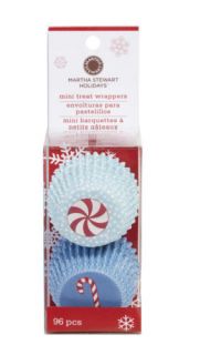 Martha Stewart Winter Christmas Cupcake Liners Treat Wrappers NIPS
