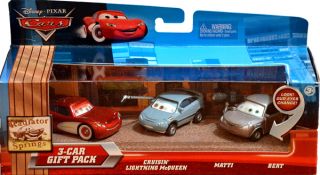 Car Gift Pack Set Cruisin Lightning McQueen Matti Bert Toy