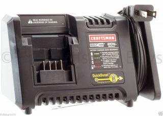 on 20 Volt Max Quickboost Lithium ion Charger CMC20CBST F F