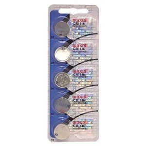 Maxell CR1616 Battery Lithium Coin Cell 5 Pack