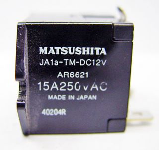 Matsushita Panasonic Aromat JA1A TM DC12V 12DC 15 Amp Relay AR6621