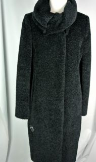 Max Mara Black Alpaca Coat