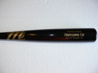 Marucci Professional Cut Wood Baseball Bat 33 Black Gold