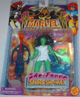 Savage She Hulk Marvel Hall Fame She Force 1997 Toy BZ