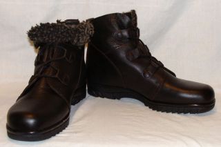 Maxine of Canada Mountain Brown Leather Shearling Boots 6 5 10 5 11 11