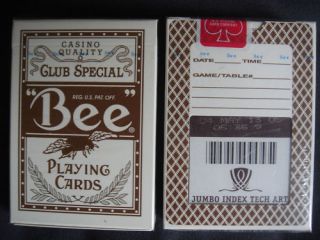 Wynn Bee Brown Playing Cards