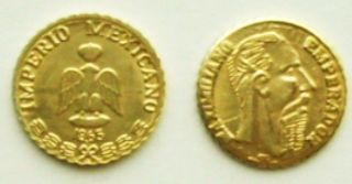 100 Mexician Maximilian Peso Gold Clad