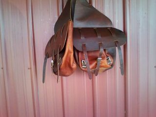 McClellan Style Military Reproduction Saddle Bags