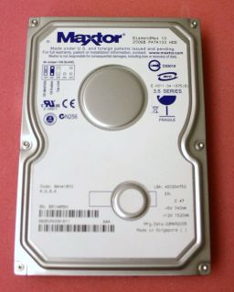 Maxtor DiamondMax 10 250GB Desktop IDE Hard Drive 6B250R0
